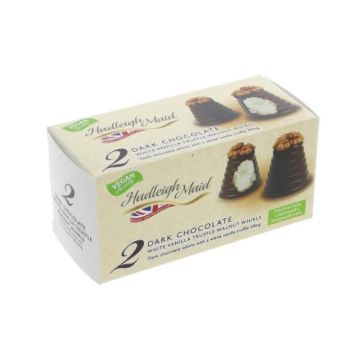 Hadleigh Dark Chocolate and White Vanilla Truffle Walnut Whirls 2pk