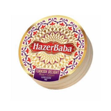 Hazer Baba Rose & Lemon Turkish Delight Drum 454g