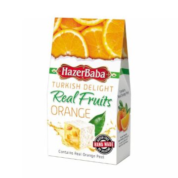 Hazer Baba Turkish Delight Orange 100g