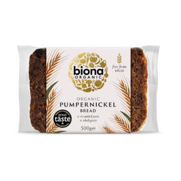 Biona Organic Pumpernickel Bread 500g