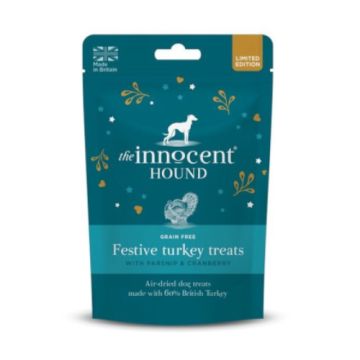 The Innocent Hound Festive Turkey Treats 70g