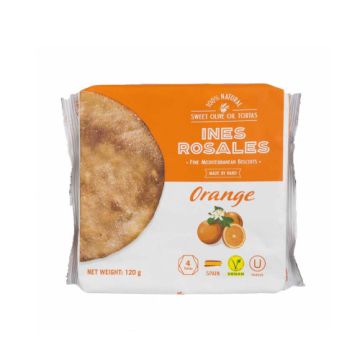 Ines Rosales Sweet Olive Oil Tortas Orange 120g