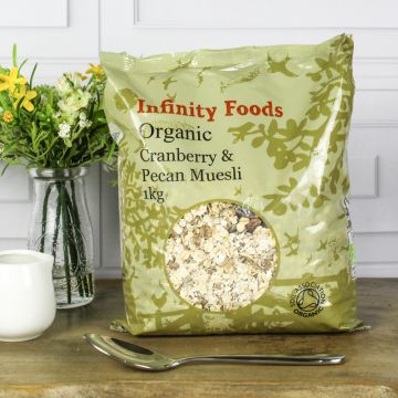 Organic Cranberry And Pecan Muesli 1kg