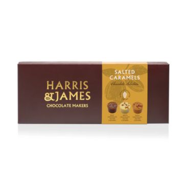 Harris & James Salted Caramel Selection 12 Piece Gift Box 180g