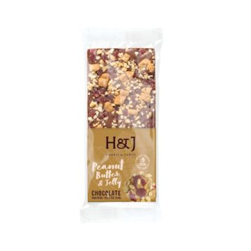 Harris & James Inclusion Peanut Butter & Jelly Chocolate Bar 100g