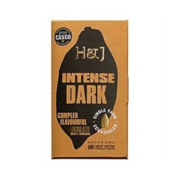 Harris & James Single Origin Intense Dark Chocolate Bar 86g