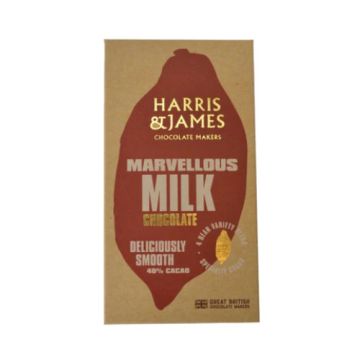 Harris & James Single Origin Marvellous Milk Chocolate Bar 86g