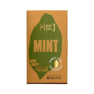 Harris & James Single Origin Mint Chocolate  Bar 86g