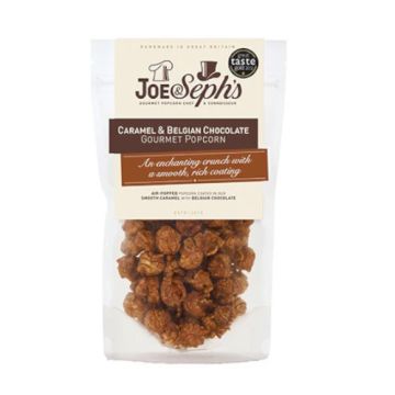 Joe & Seph's Caramel Belgium Chocolate Popcorn Pouch 70g