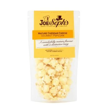 Joe & Seph's Mature Cheddar Cheese Popcorn Pouch 70g