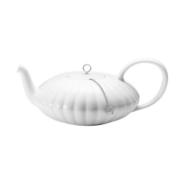 Georg Jensen Bernadotte Porcelain & Stainless Steel Tea Pot 1.2L