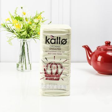 Kallo Unsalted Rice Cakes Organic 130g