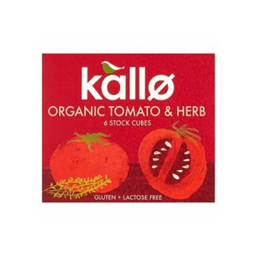 Kallo Organic Tomato & Herb Stock Cubes 66g