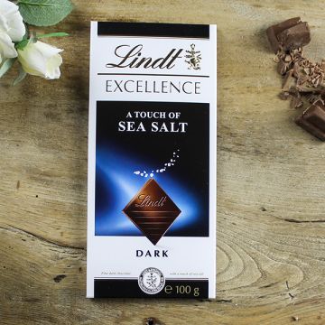 Lindt Excellence Dark Sea Salt Bar 100g
