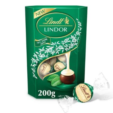 Lindor Cornet Dark Mint 200g