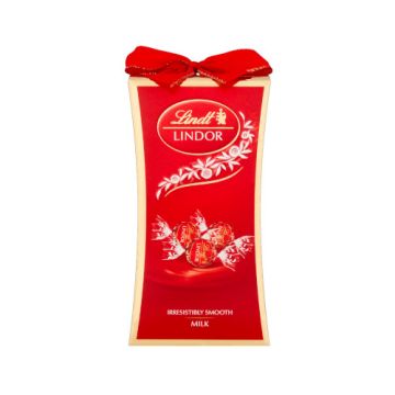 Lindt Lindor Milk Chocolate Bow Gift Box 75g