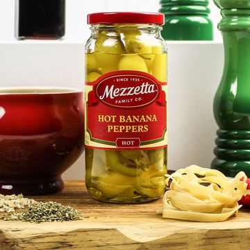 Mezzetta Hot Banana Wax Peppers 473g