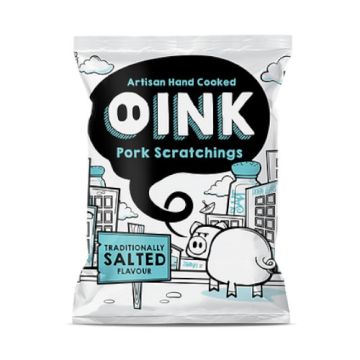 Oink Artisan Salted Pork Scratchings Bag 45g