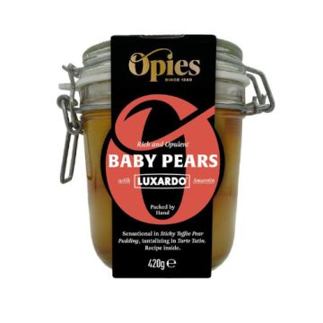 Opies Pears With Luxardo Amaretto In Kilner Jar 500g