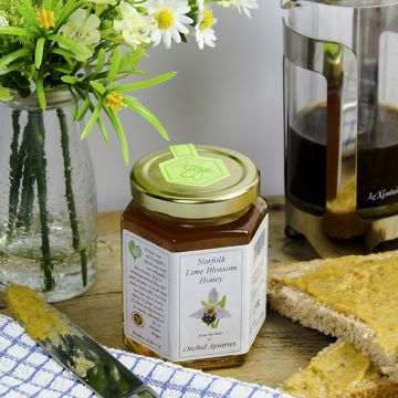 Orchid Apiaries Norfolk Lime Clear Honey 230g