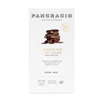 Pancracio Milk Chocolate 42% Bar 100g