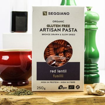 Seggiano Gluten Free Red Lentil Fusilli 250g