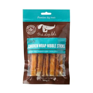 The Dog Deli Chicken Wrapped Nibble Sticks 100g