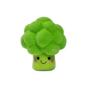 Foodie Faces Latex Broccoli Dog Toy Small