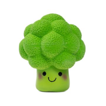 Foodie Faces Latex Broccoli Dog Toy Large