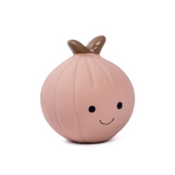 Foodie Faces Latex Onion Dog Toy Small