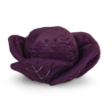 Foodie Faces Ruby Red Cabbage Plush Dog Toy