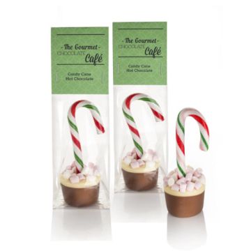 Gourmet Chocolate Pizza Co Hot Chocolate Candy Cane Stirrer