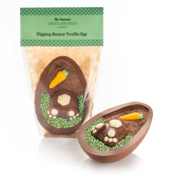 Gourmet Chocolate Digging Bunny Egg 150G