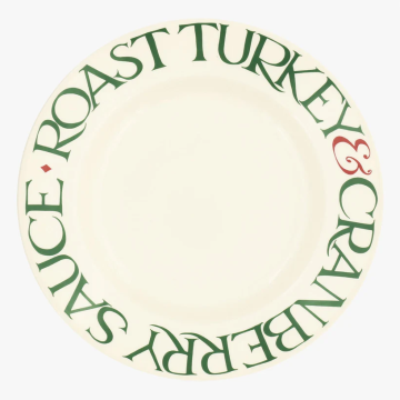 Emma Bridgewater Christmas Toast & Marmalade Roast Turkey 10/2 Inch Plate