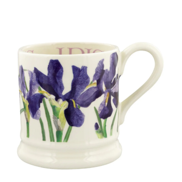 Emma Bridgewater Flowers Blue Iris 1/2 Pint Mug