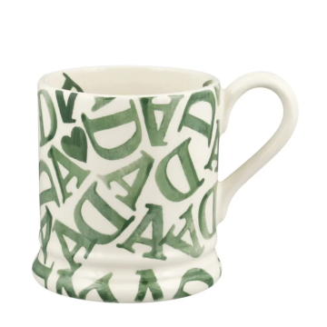 Emma Bridgewater D.A.D Green 1/2 Pint Mug