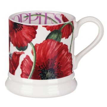 Emma Bridgewater Red Poppy 1/2 Pint Mug