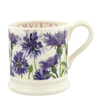 Emma Bridgewater Flowers Cornflower  1/2 Pint Mug