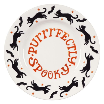 Emma Bridgewater The Wise Witches Black Cats 8 1/2 Inch Plate