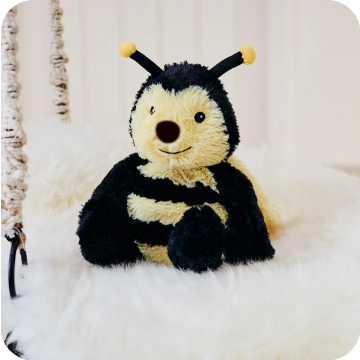 Warmies Plush Bumblebee Microwavable