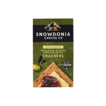 Snowdonia Wholemeal & Extra Virgin Olive Oil Crackers 100g