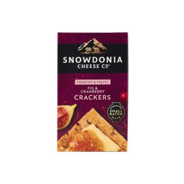 Snowdonia Fig & Cranberry Crackers 100g