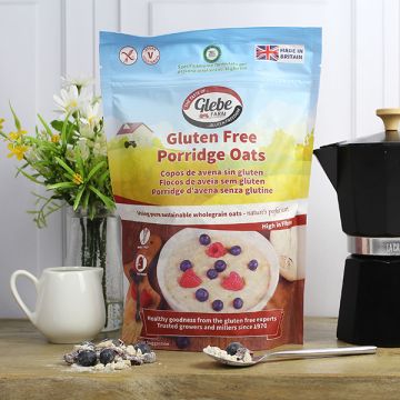 Glebe Farm Porridge Oats Gluten Free Wheat Free 450g