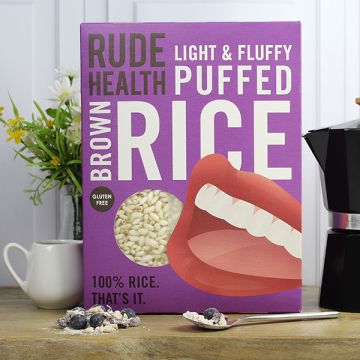 Rude Health Puffed Brown Rice 225g