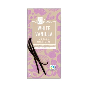 Ichoc White Vanilla Chocolate 80g