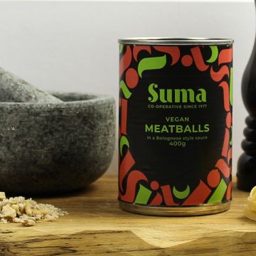 Suma Vegan Meatballs in Bolognese Sauce 400g