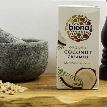 Biona Creamed Coconut Packet 200g