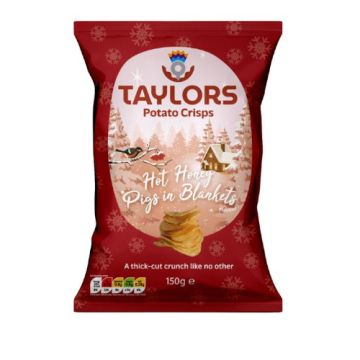 Taylors Snacks Hot Honey Pigs In Blanket Crisps 150g