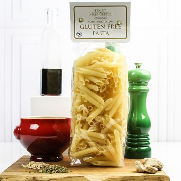 Tenuta Marmorelle Bronze Drawn Gluten Free Penne Rigate Pasta 500g