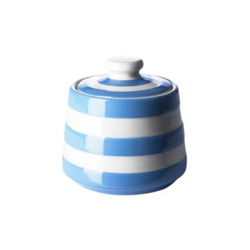 Cornishware Covered Sugar Bowl (Blue)